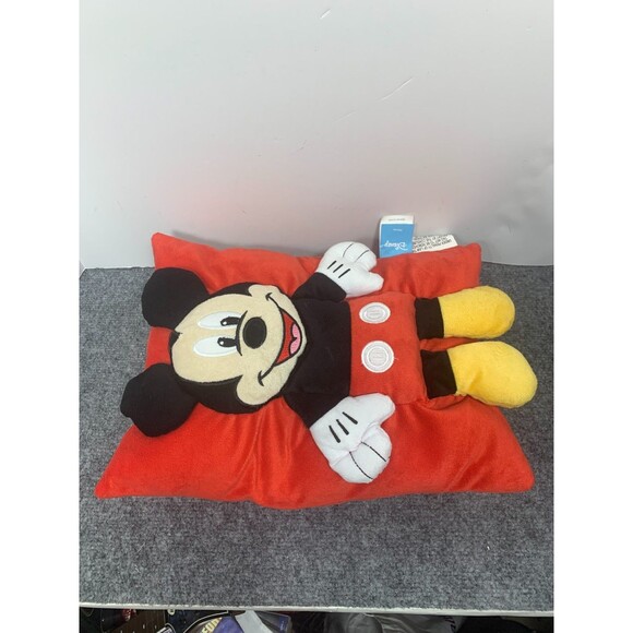 Mickey Mouse 3D Plush Pillow Stuffed So Soft & Cuddly 14" x 11" Disney Junior - Picture 3 of 5
